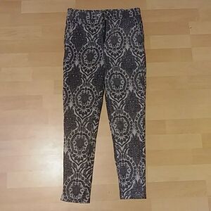 stylish floral jeans